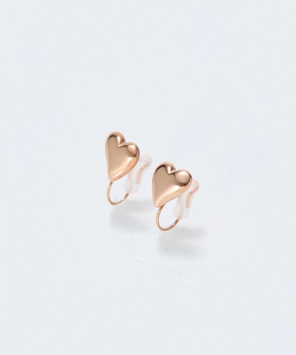 Phoebe <オンワード限定セット>【金属アレルギー対応】エレチェーンネックレス×ニュアンスハートライトフィットイヤリング/サージカルステンレス 