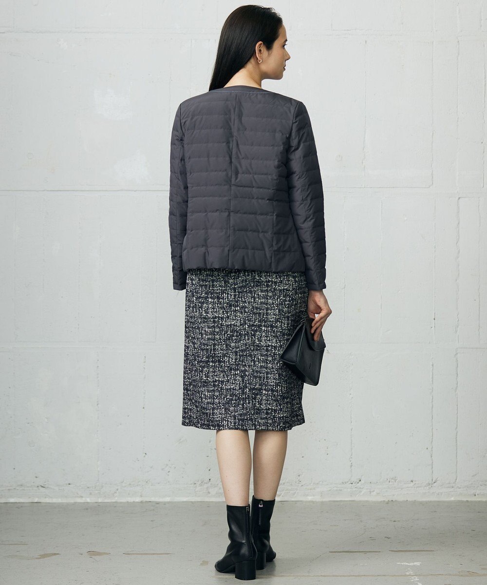 自由区 【カタログ掲載】ライトダウンリバーシブルノーカラー ジャケット 