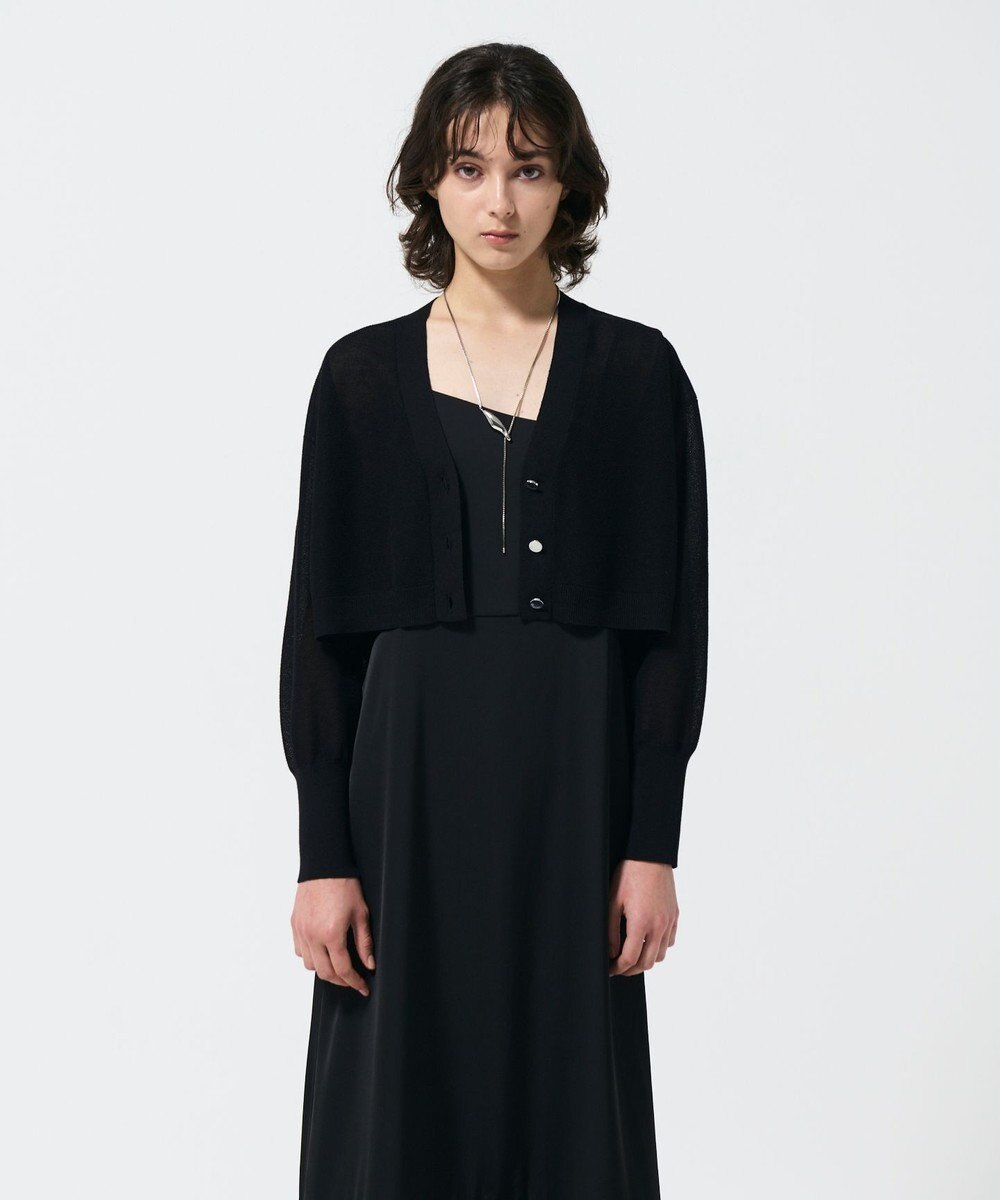 GRACE CONTINENTAL シアーカノコニットカーディガン 