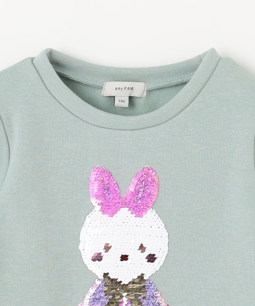 ANY KIDS 裏シャギーミラクルスパンコールトレーナー 