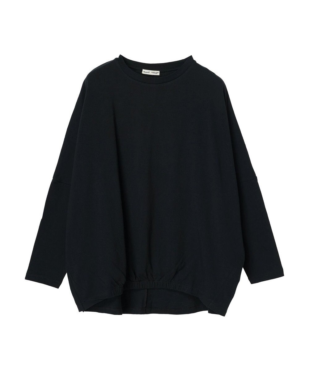 CRAFT STANDARD BOUTIQUE シルケット天竺　フロントギャザーＢＩＧ　Ｔｅｅ　Ｌ／Ｓ 