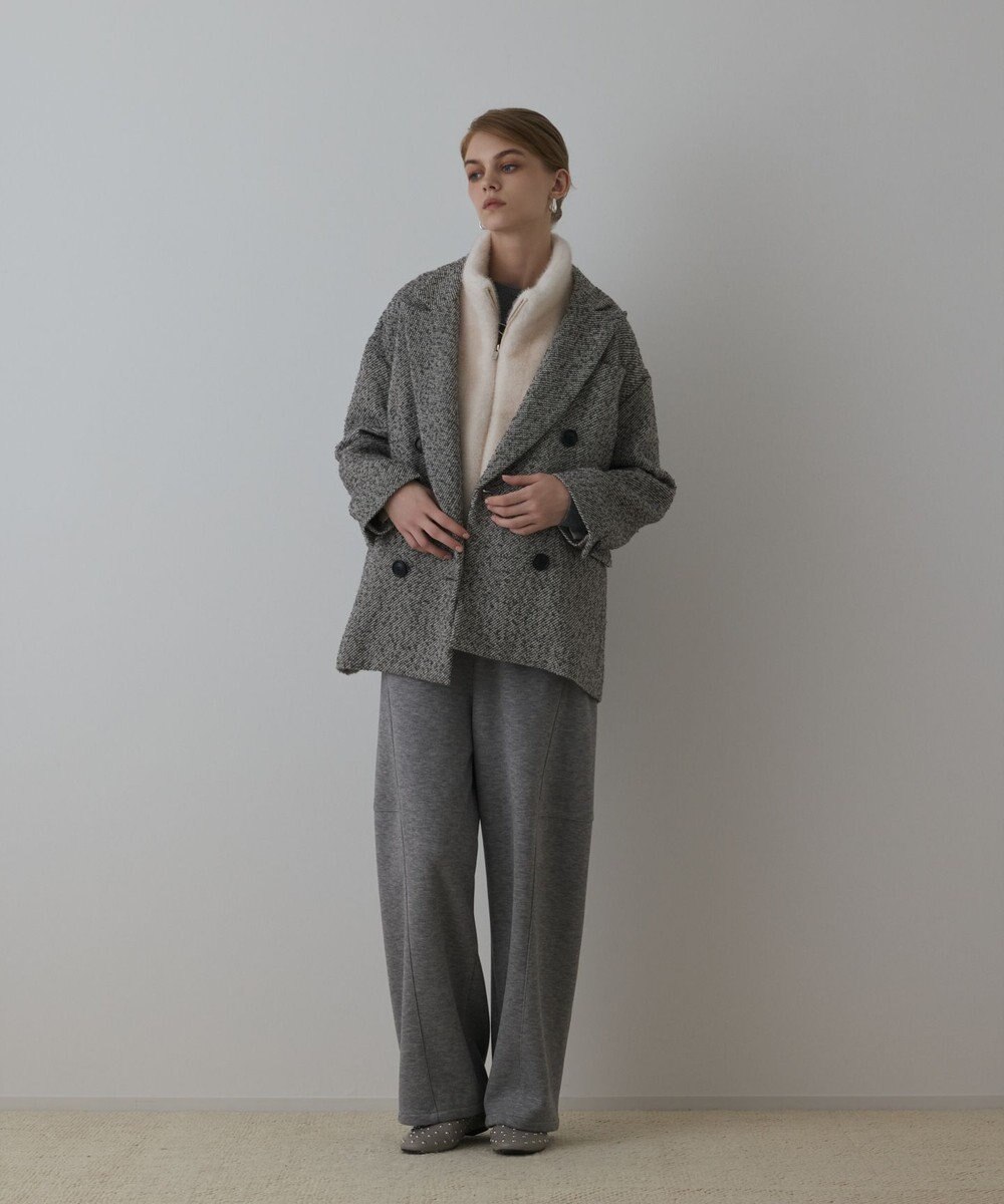 GRACE CONTINENTAL カルゼツイードダブルジャケット 