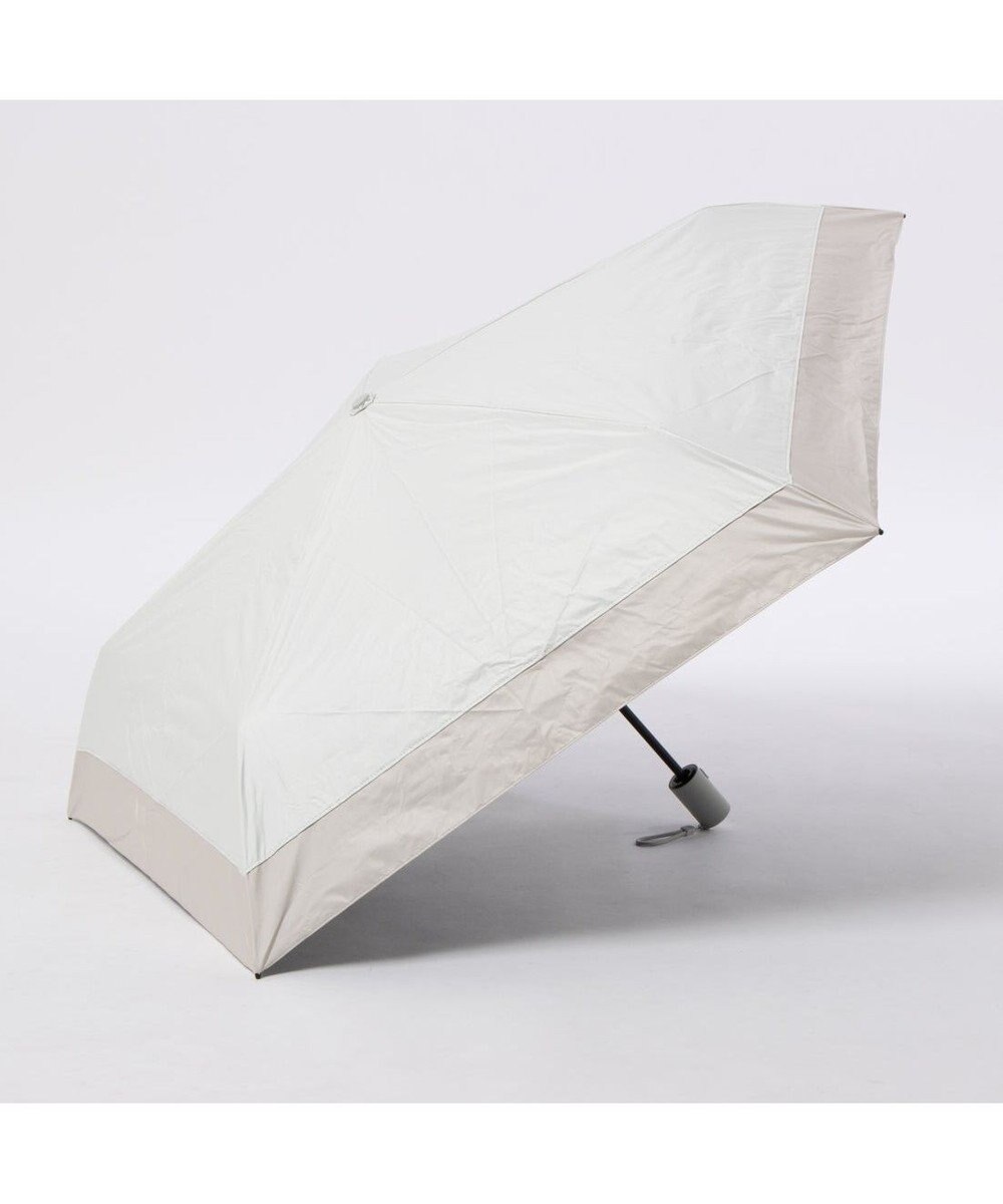 UNBILLION カシュネ cachenez /【晴雨兼用　日傘　UVカット率・遮光率100％生地使用 】PU軽量バイカラー自動開閉折りたたみ傘 