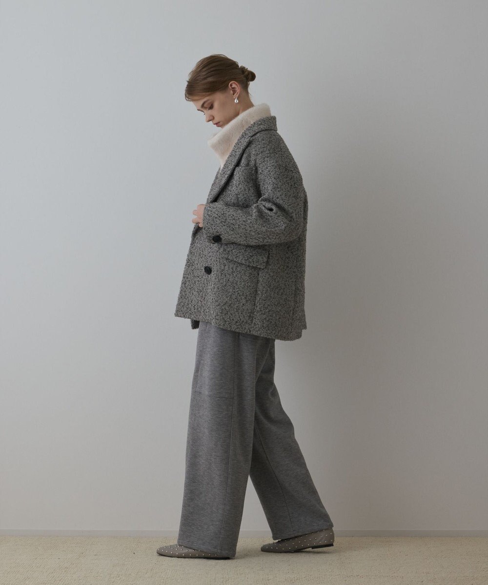 GRACE CONTINENTAL カルゼツイードダブルジャケット 