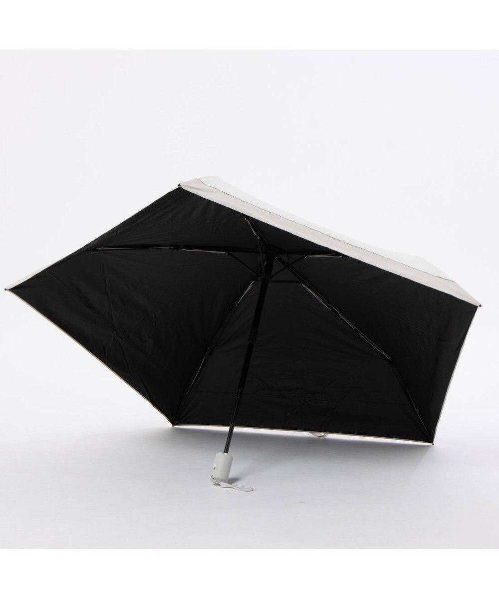 UNBILLION カシュネ cachenez /【晴雨兼用　日傘　UVカット率・遮光率100％生地使用 】PU軽量バイカラー自動開閉折りたたみ傘 