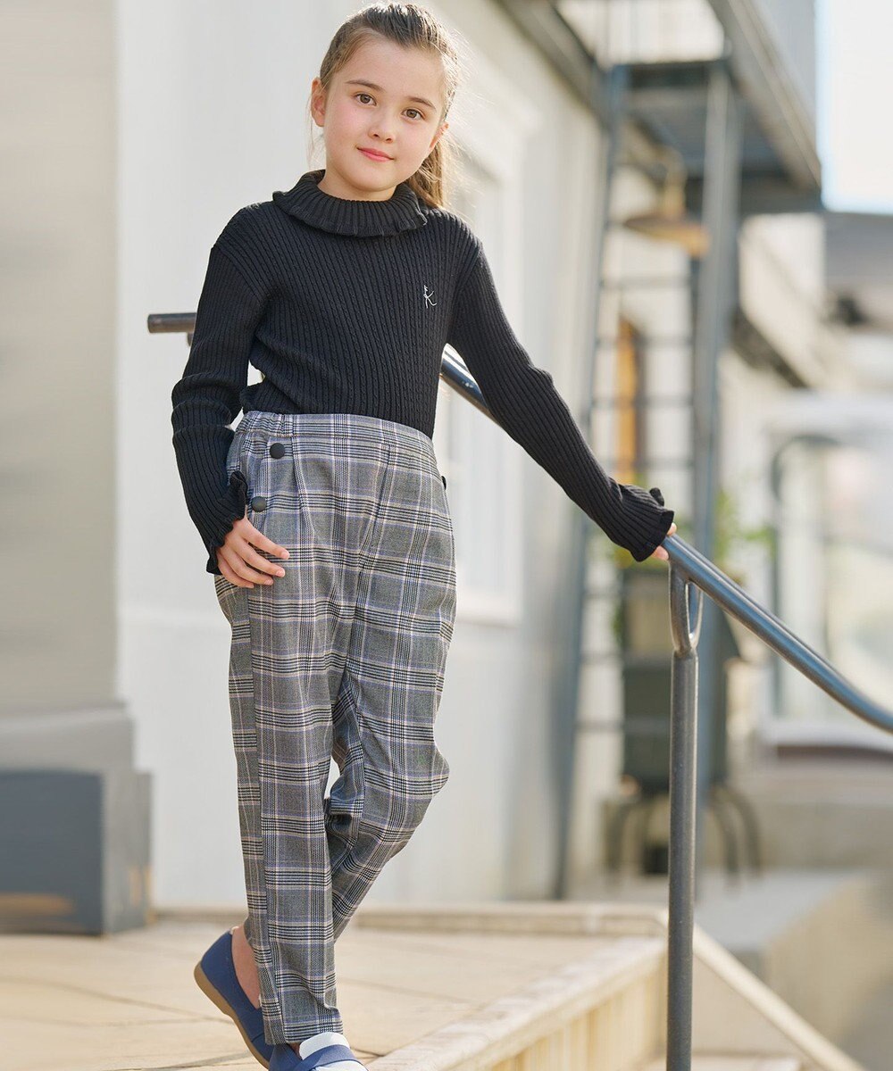 組曲 KIDS 【110-140㎝】キチントチェック パンツ 