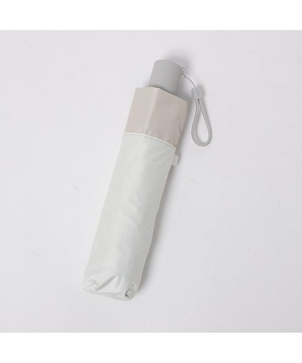 UNBILLION カシュネ cachenez /【晴雨兼用　日傘　UVカット率・遮光率100％生地使用 】PU軽量バイカラー自動開閉折りたたみ傘 