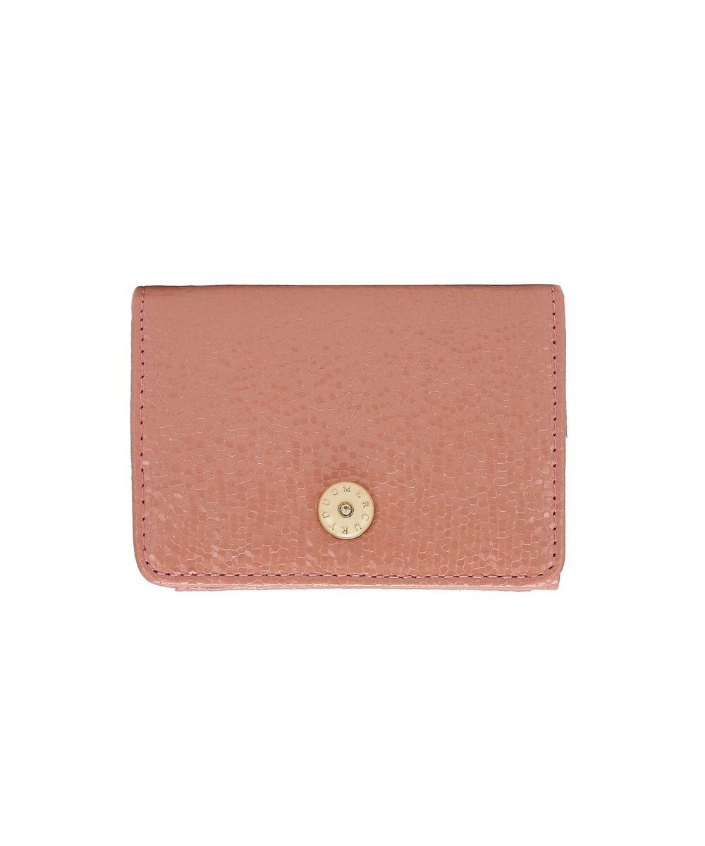 style code 【MERCURYDUO/マーキュリーデュオ】メタリッククラック調型押し　三つ折りミニ財布 