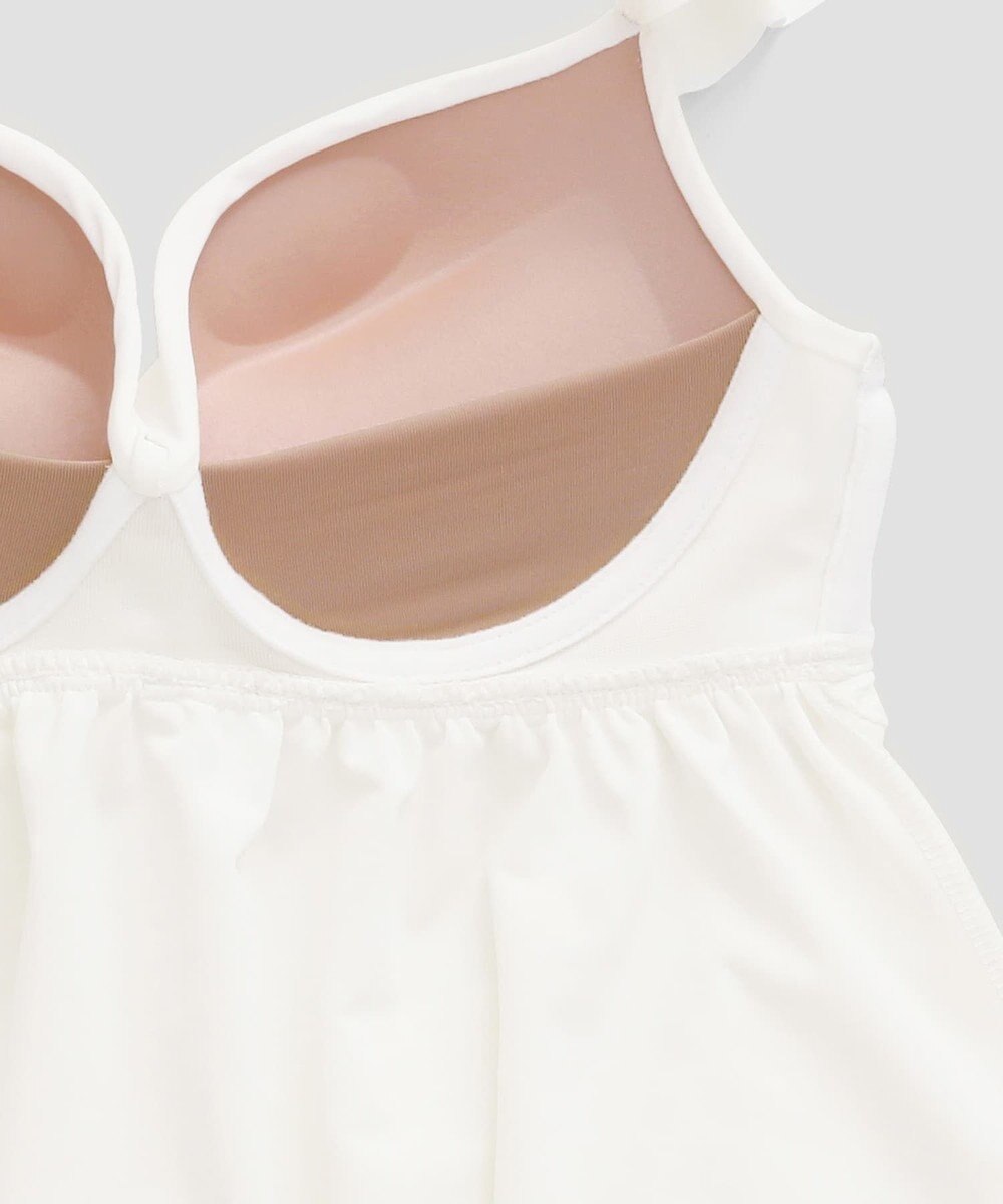 San-ai Resort（三愛水着楽園） WEB限定商品　ワコール共同開発、ノンワイヤーなのにぷっくり美胸を作る【ダブルアップ】　フレアビスチェビキニ M1/M2/L1 