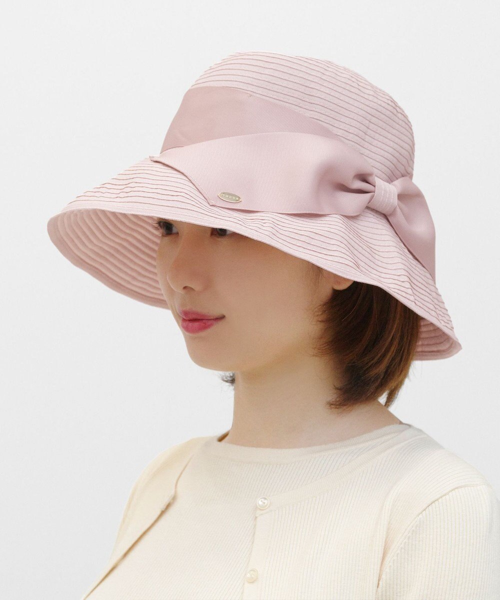 TOCCA 【UV95%以上カット・吸水速乾・抗菌防臭・洗える・サイズ調整可】GROSGRAIN RIBON HAT 帽子 