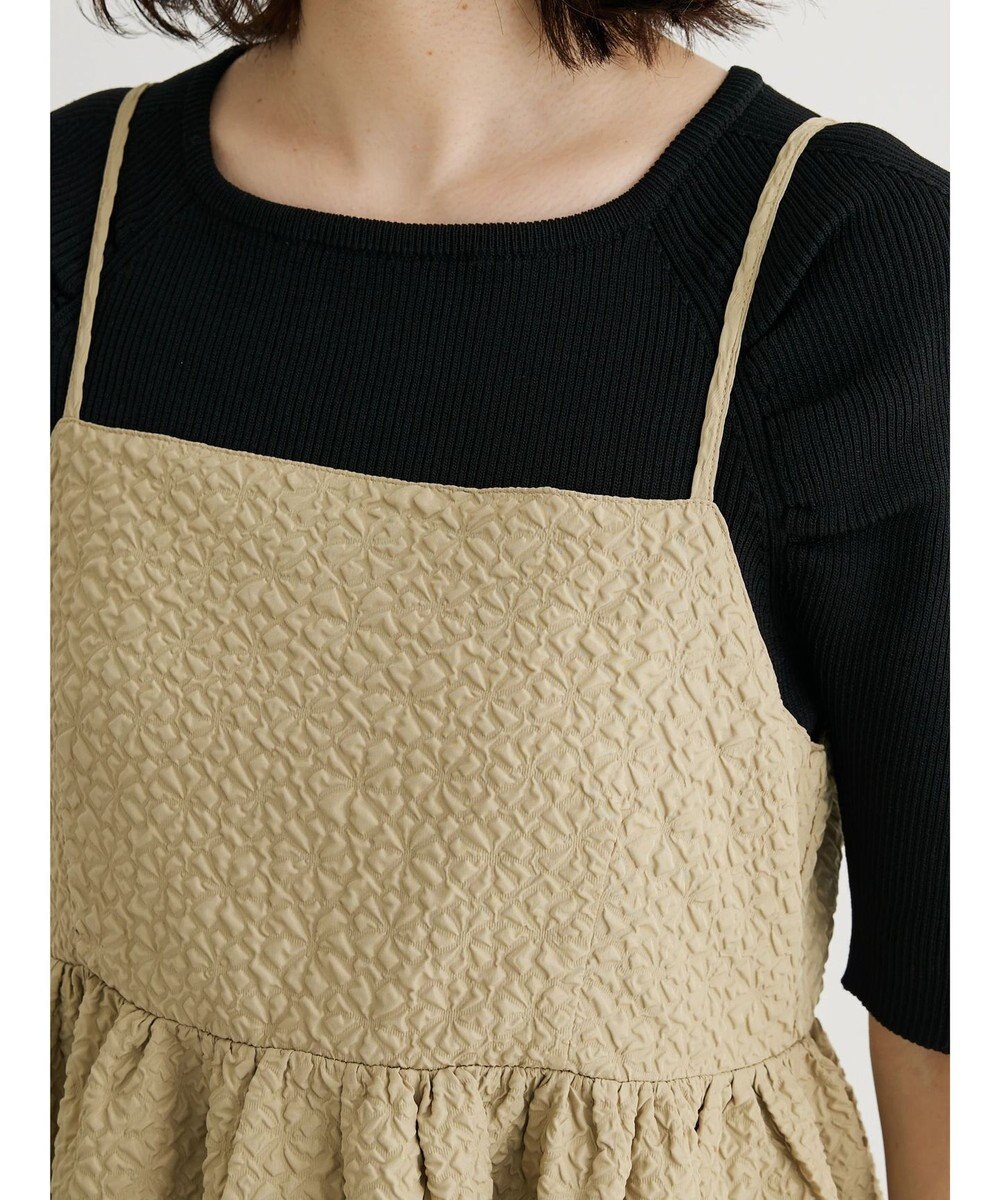 Green Parks ・ＥＬＥＮＣＡＲＥ　ＤＵＥ　フクレキャミワンピース 