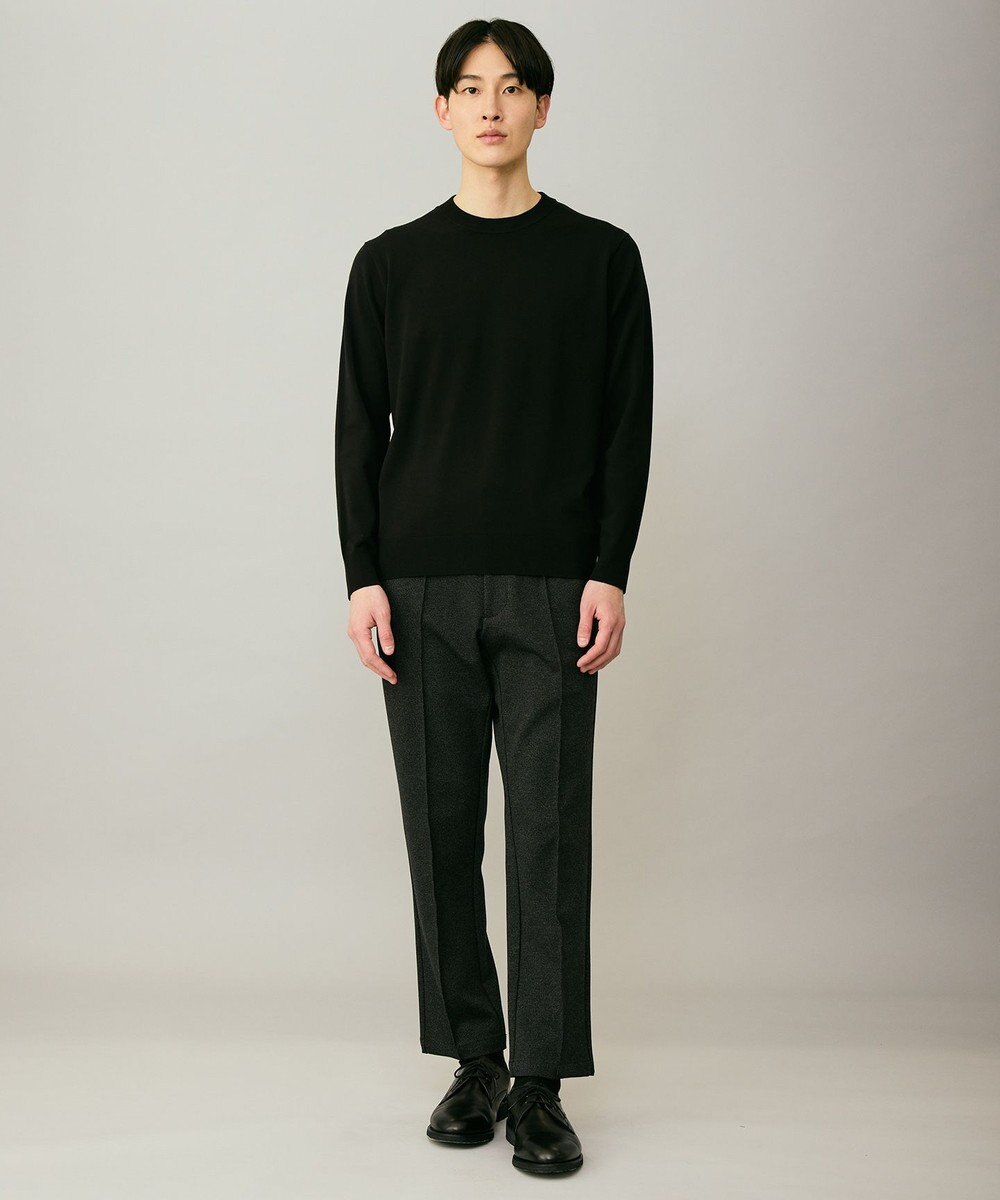 UNFILO MENS 【男女兼用】ソフトサーモ アンチピリングニット クルー 