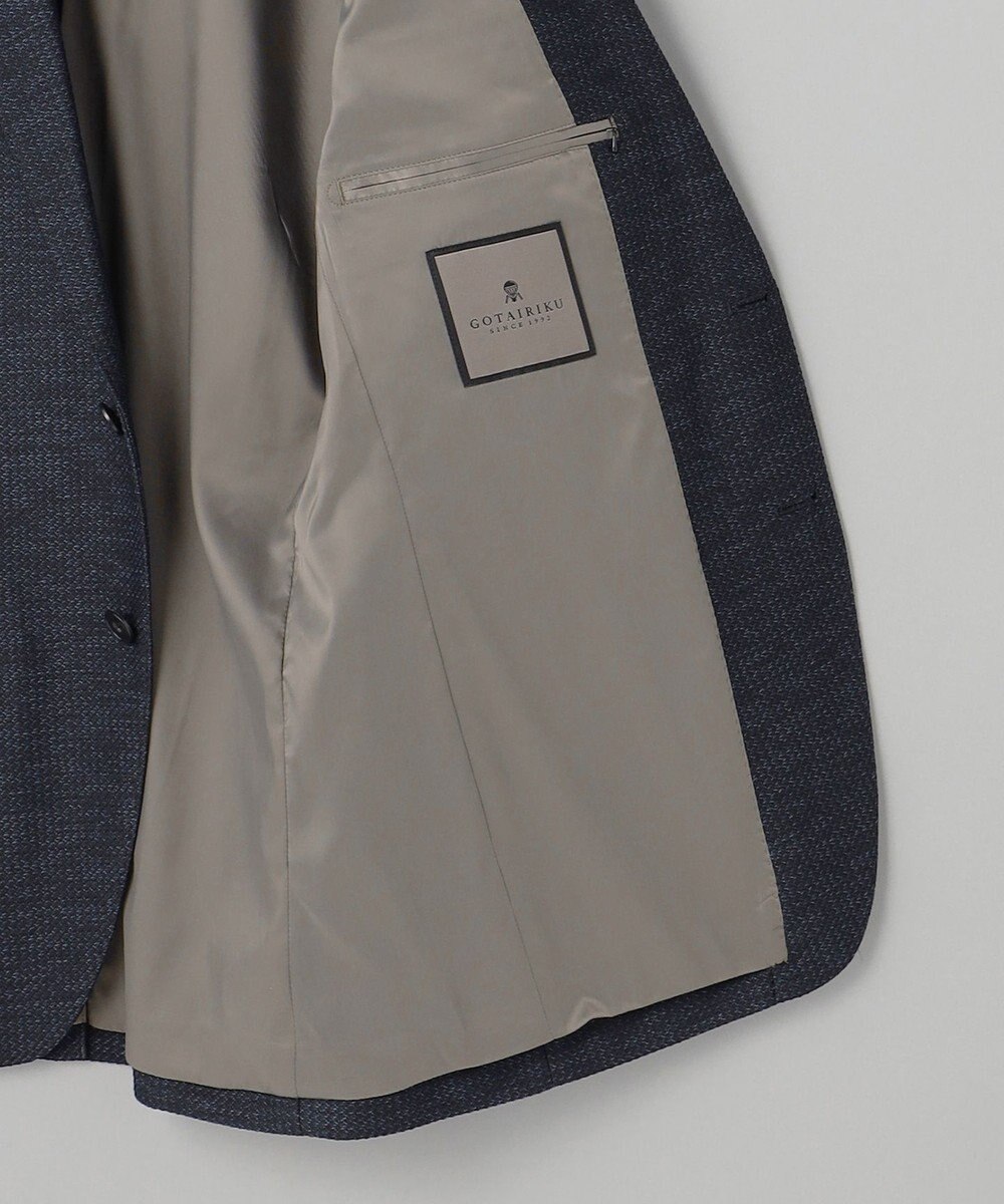 GOTAIRIKU カーディガンジャケット秋冬版【洗える/シワになりにくい/ストレッチ】リンクス BIZ ジャケット 