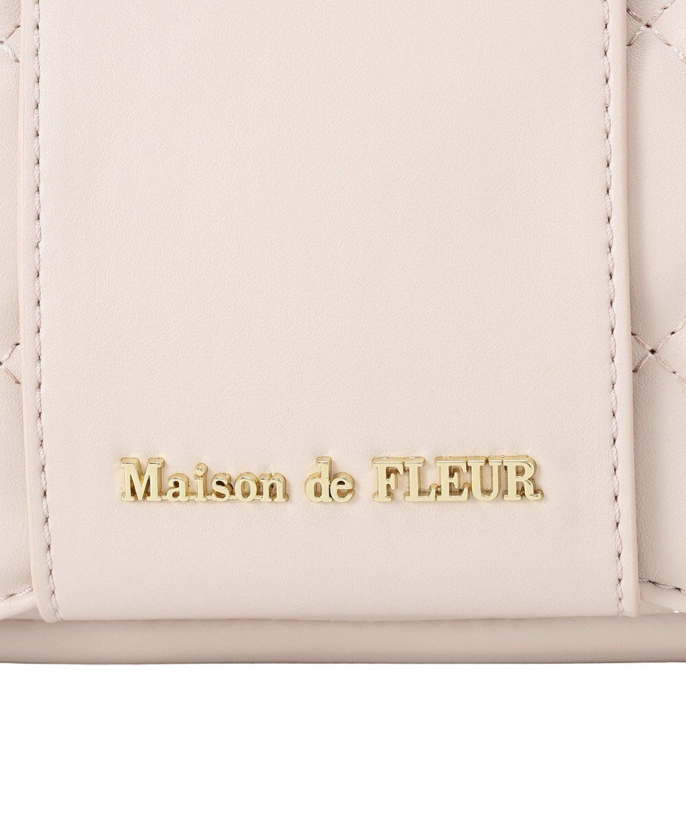 Maison de FLEUR パールリボンバッグ 