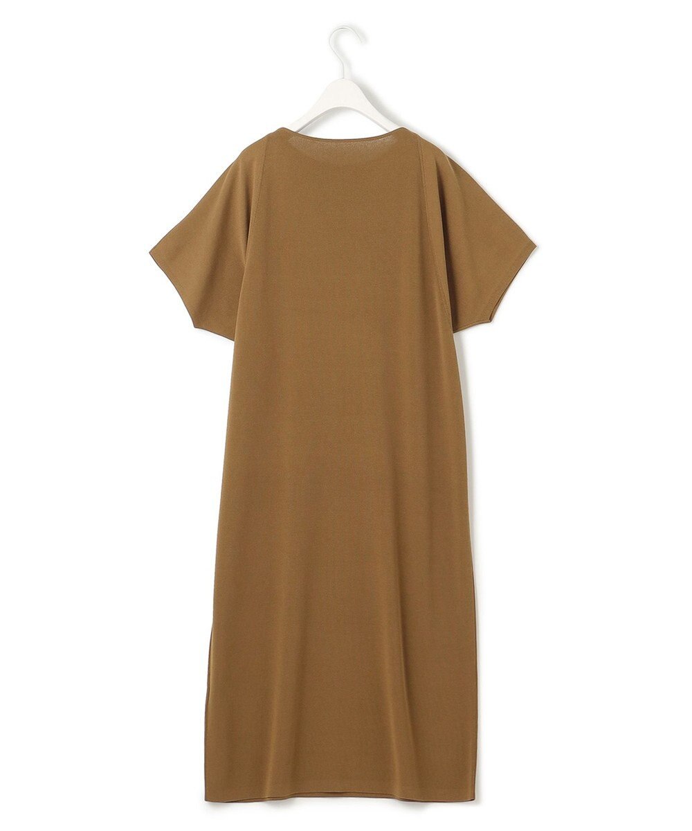 ICB 【洗える】ドライコットンアセテート ドレープスリーブワンピース 