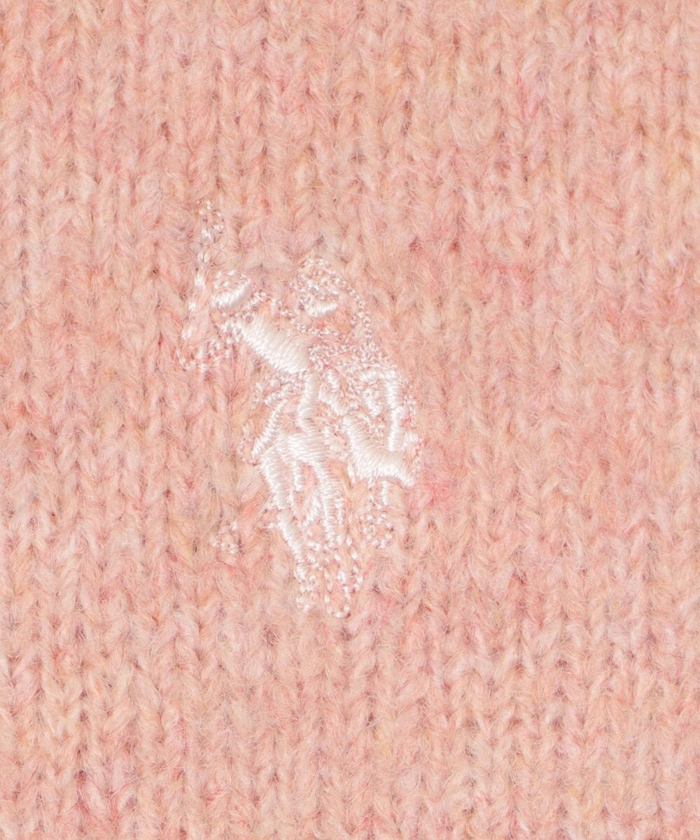 WEGO 【WEB限定/25年秋冬新作】別注USPOLO微起毛カーデ 