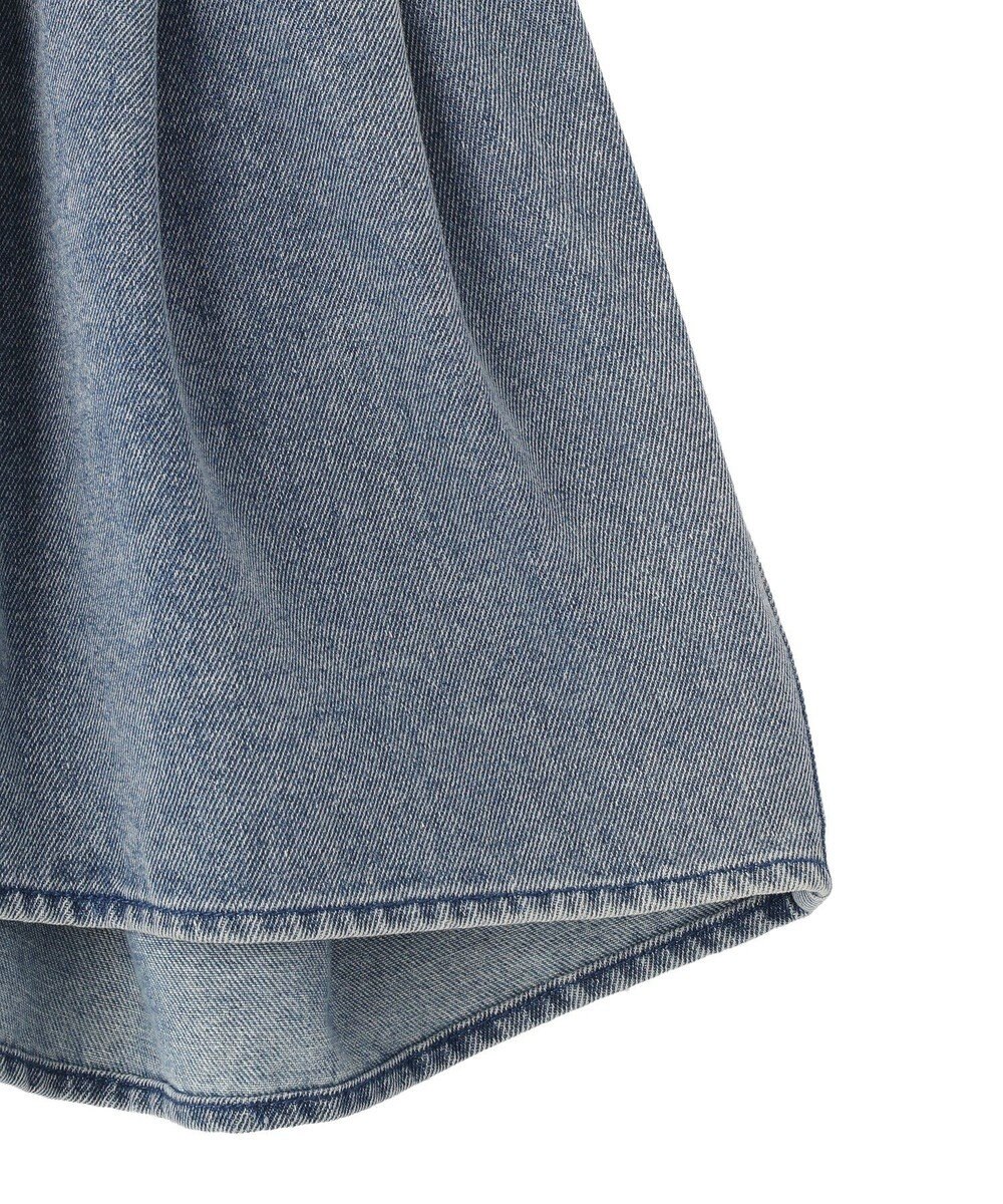 Green Parks デニムペプラムジレ 