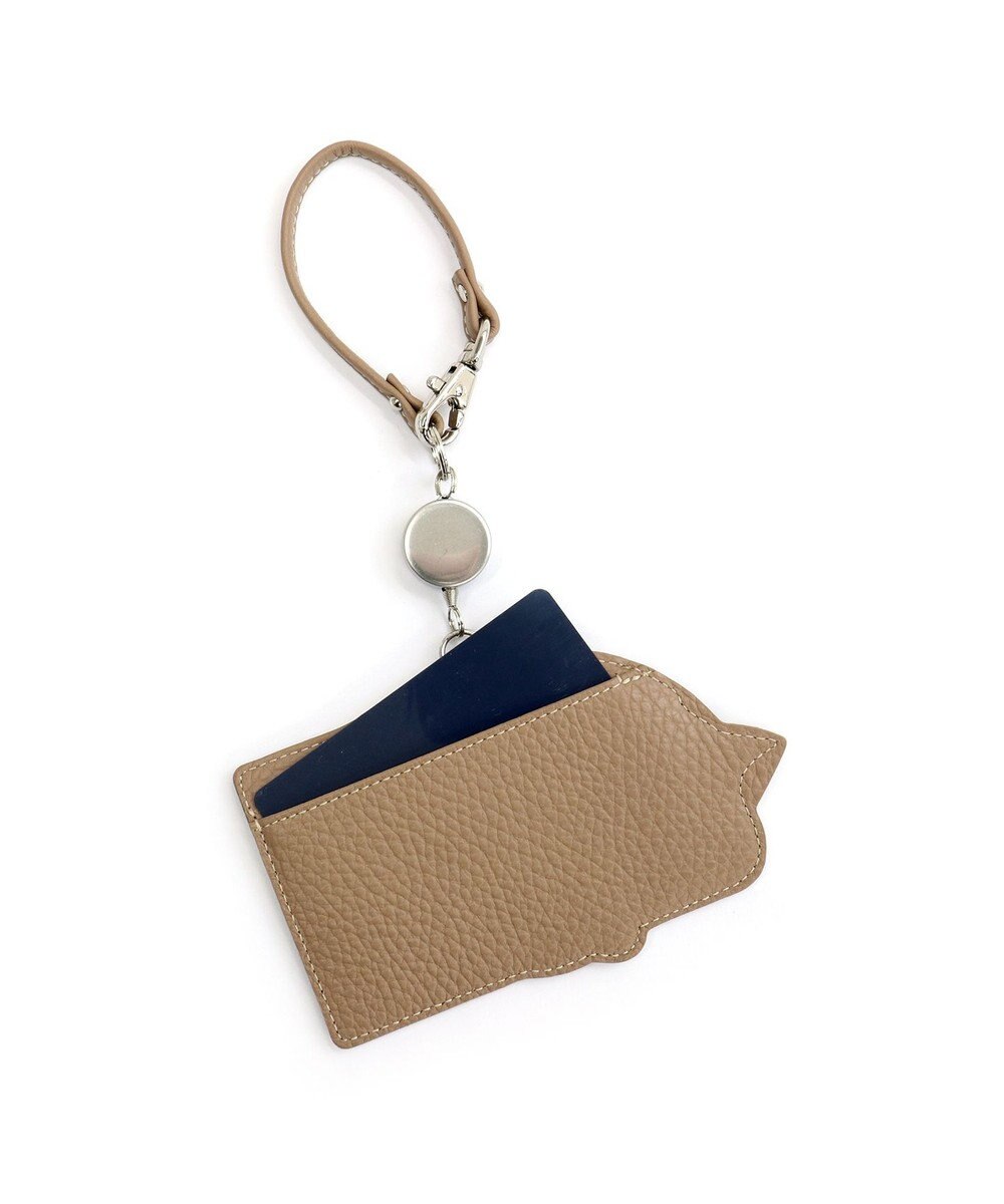 IBIZA アニマーダ　牛革　リール付きパスケース 