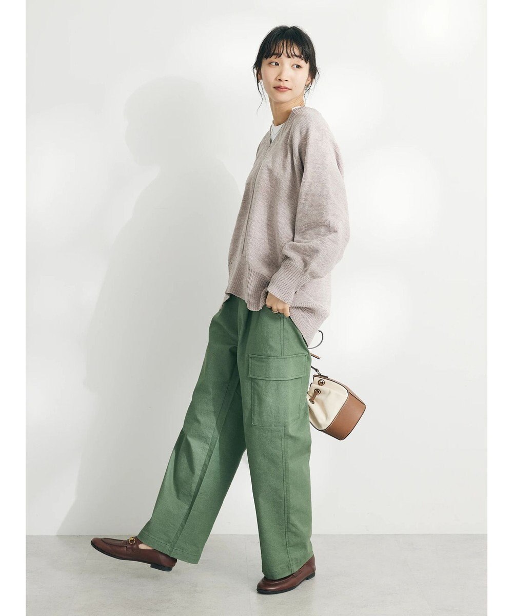 CRAFT STANDARD BOUTIQUE 洗えるコードモールＶネックプルオーバー 