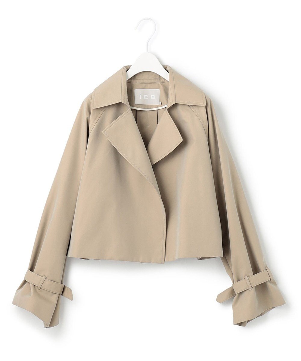 ICB L T/Cシャンブレーツイル 3WAYコート 