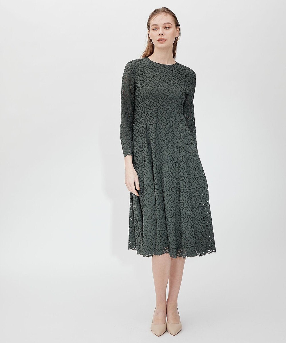 23区 【APPLAUDIR】ニュアンス フラワーレース ドレス 