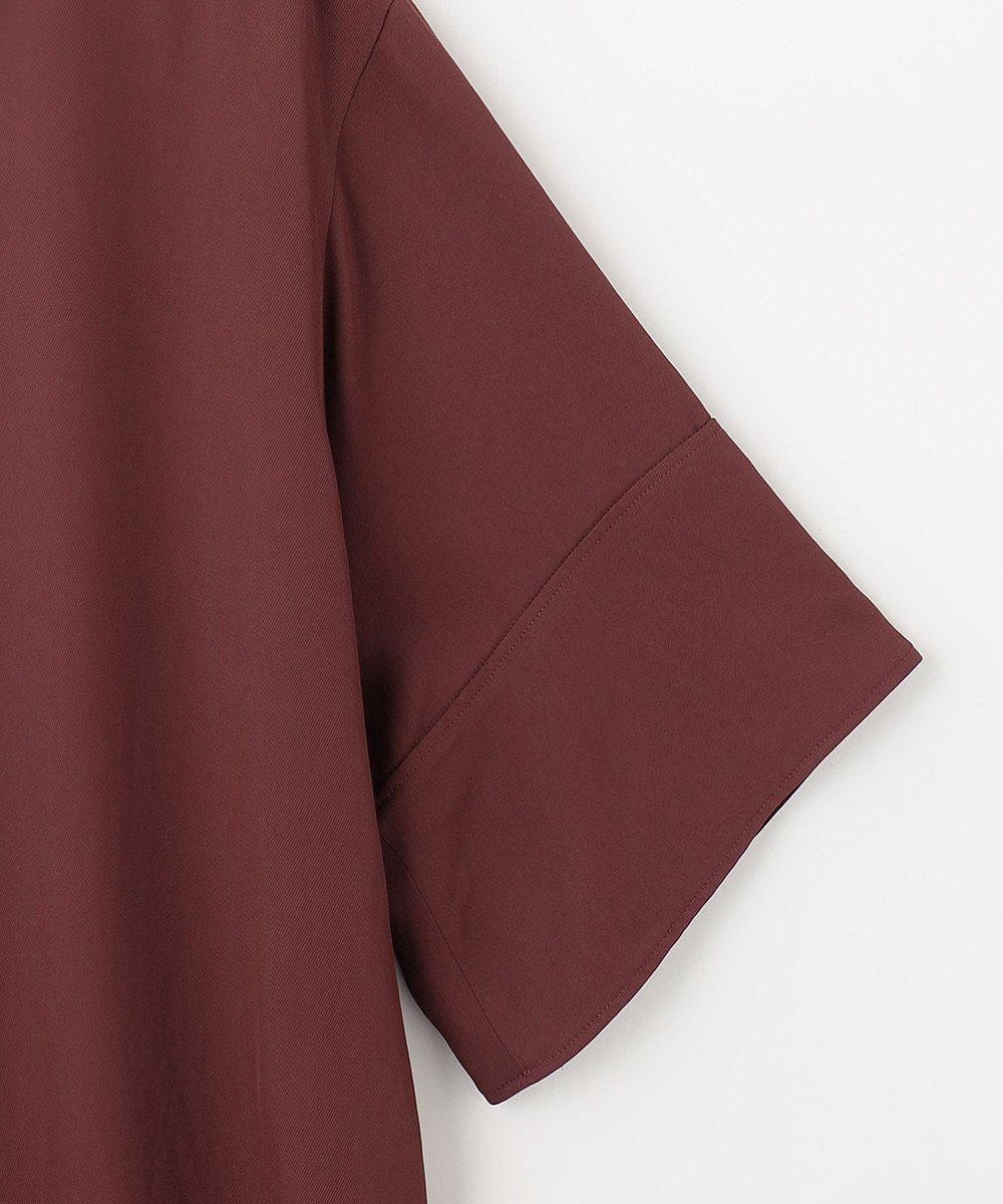 NAVE 【ReNAVE  洗える】アセテートギャバシャツドレス 