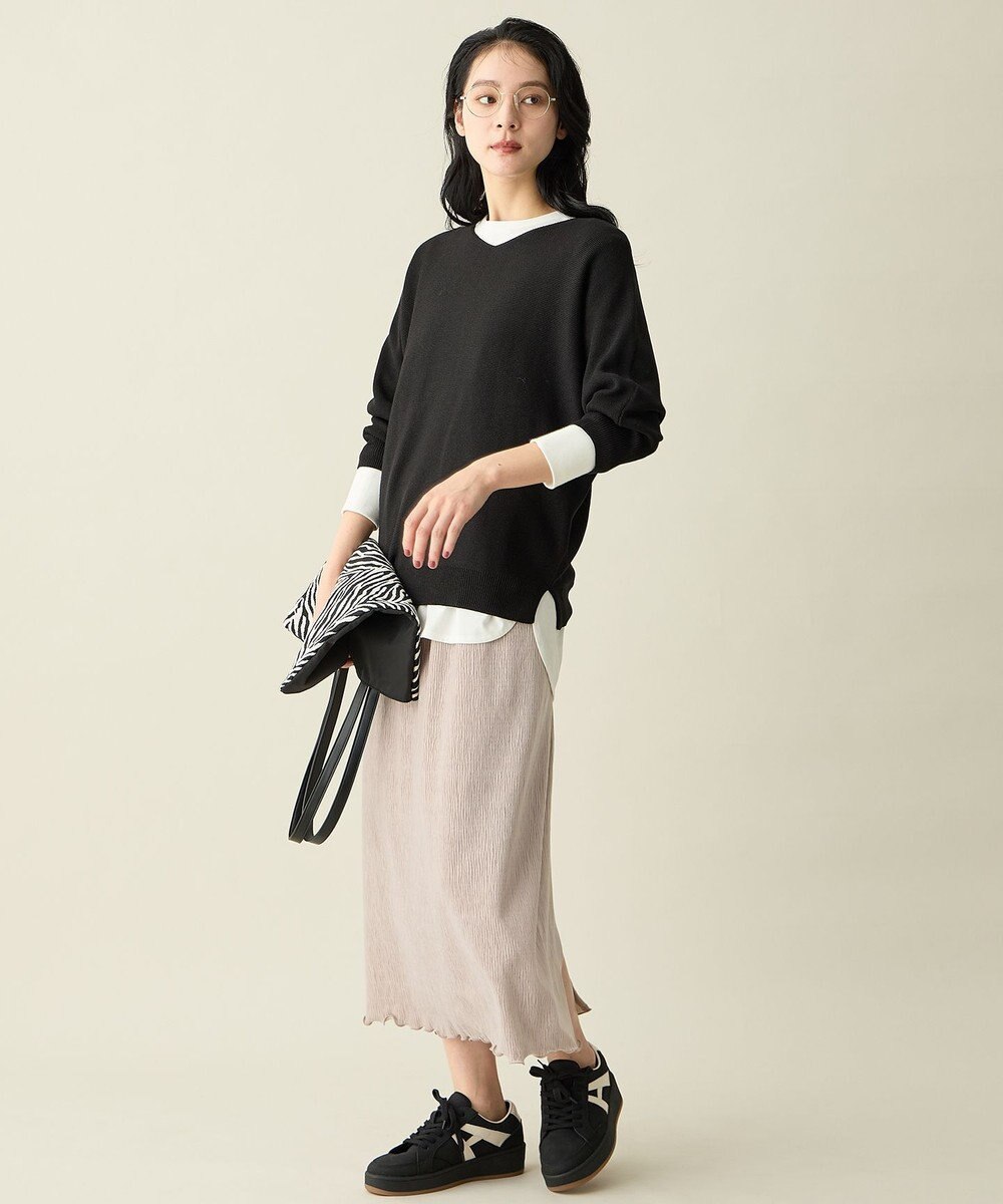 ANY L シャツテールロングスリーブＴシャツ 