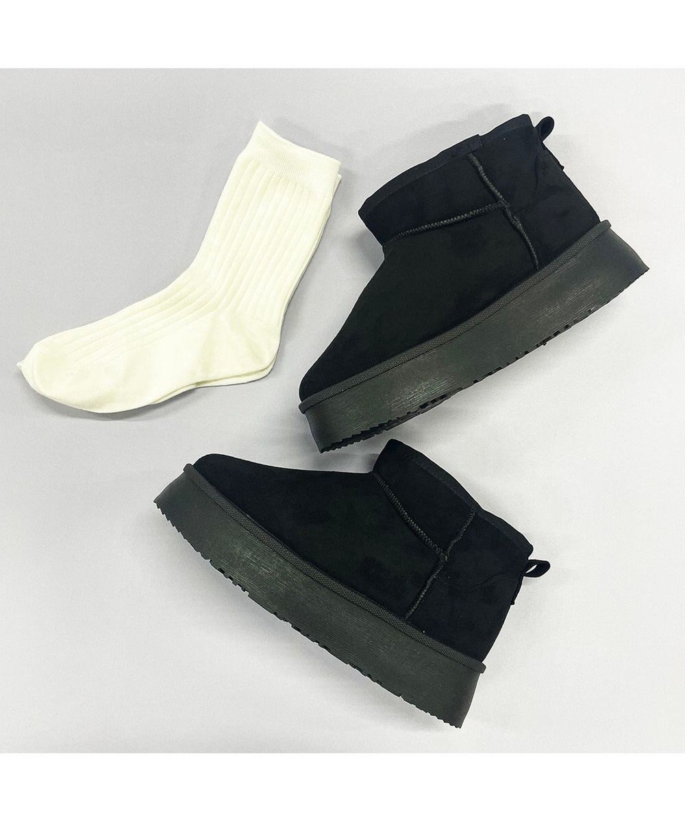 ing <ing>【WEB限定】ボリュームソールムートンブーツ 