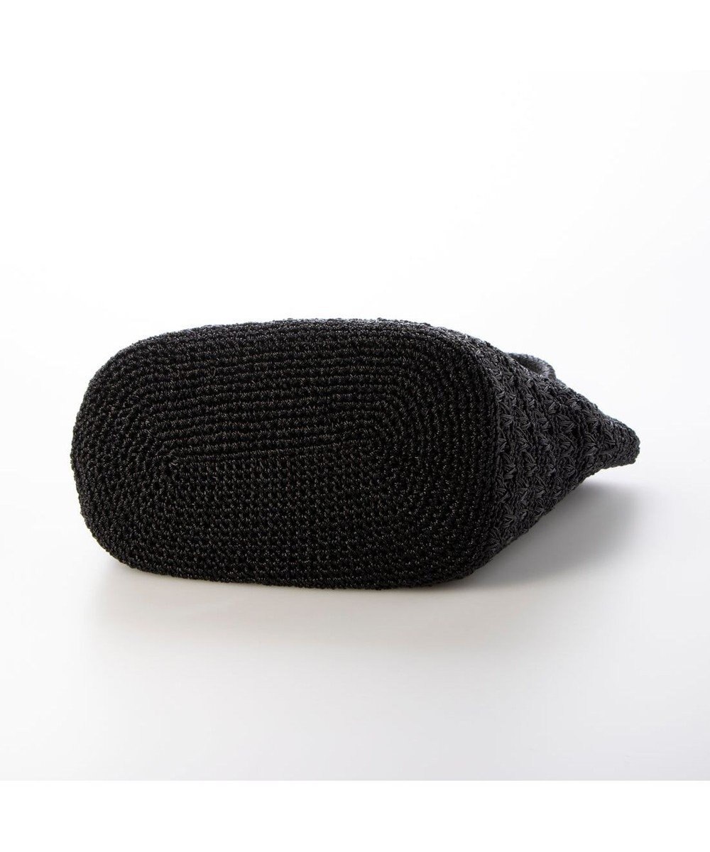 UNBILLION カシュカシュ cachecache / メタリックコード柄編みトートバッグ 