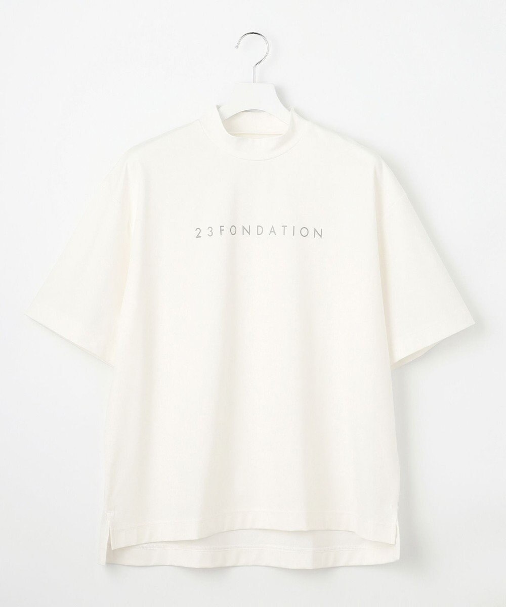 23区GOLF 【MEN】【23Fondation】半そで モックネックシャツ 