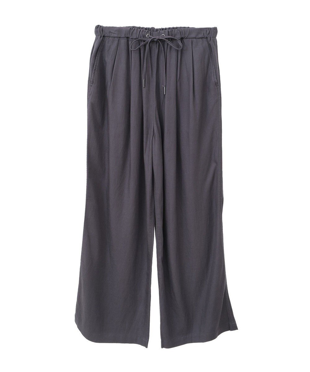 AMERICAN HOLIC 【接触冷感】リネンブレンドタックワイドパンツ 