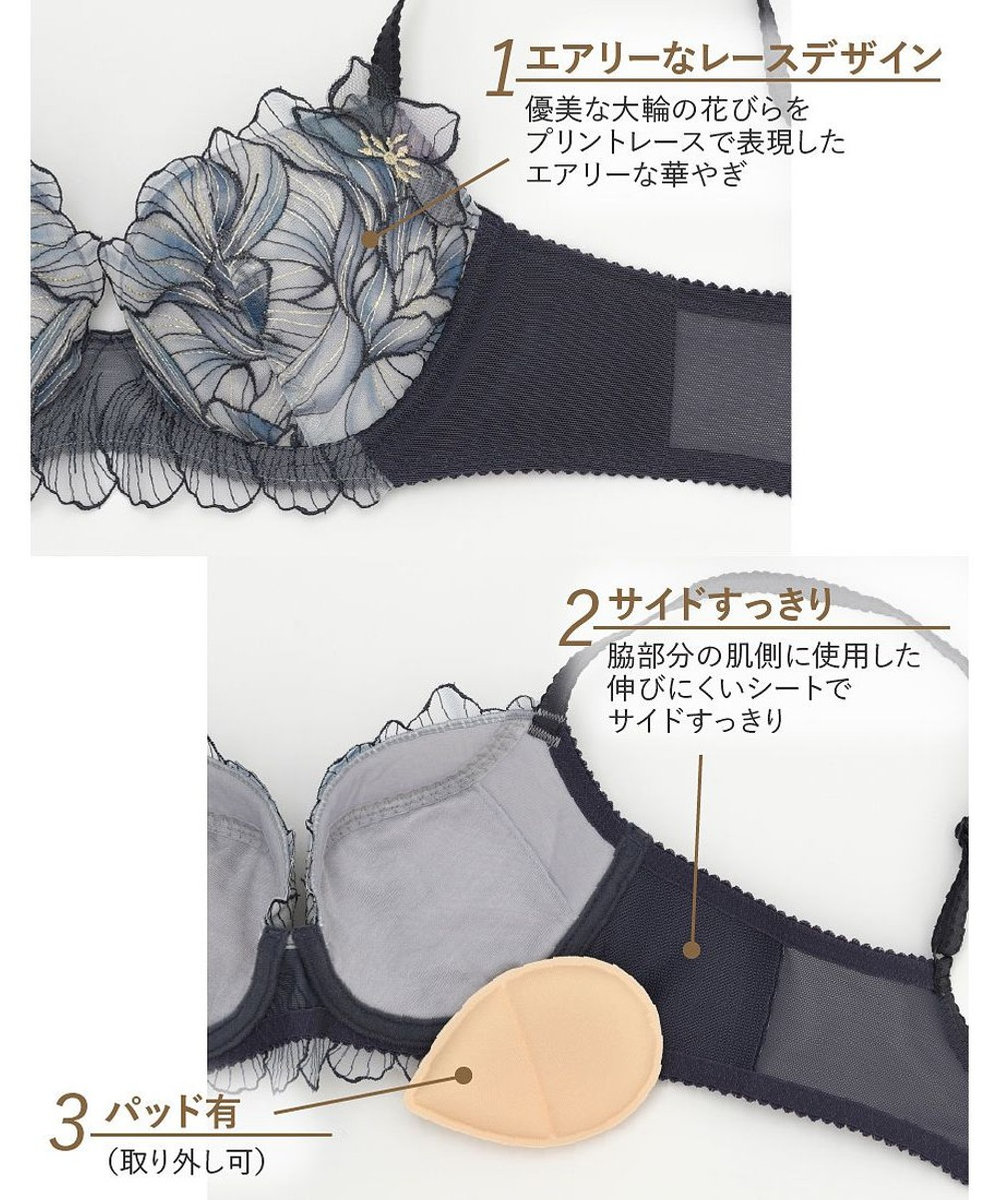 Wing Wing Lesiage　【2750シリーズ】ブラジャー　脇すっきり　ウイング／ワコール　PB2750 