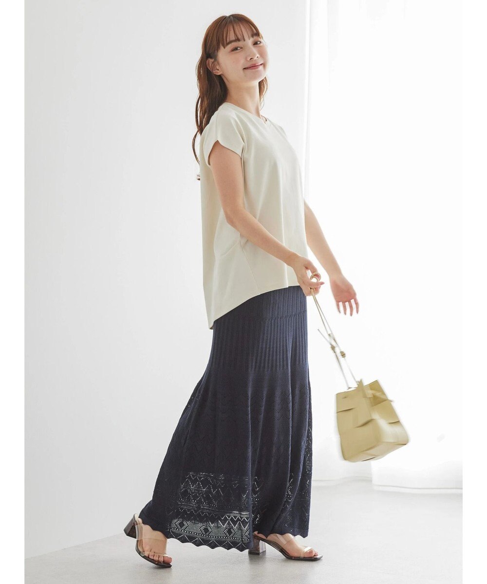 AMERICAN HOLIC キレイＣｏｔｔｏｎフレンチスリーブカットプルオーバー 