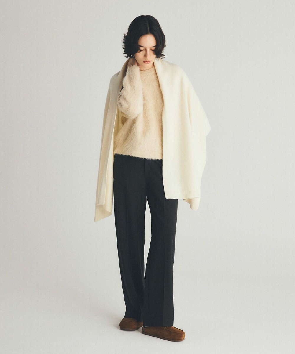 UNFILO 【ウエストゴム/14サイズ展開】beauty warm pants ワイド 