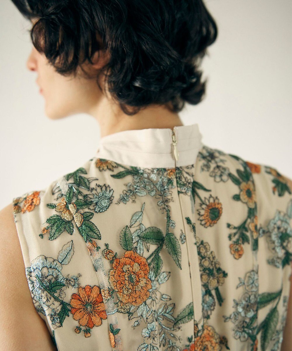 GRACE CONTINENTAL フラワーマーメイドドレス 