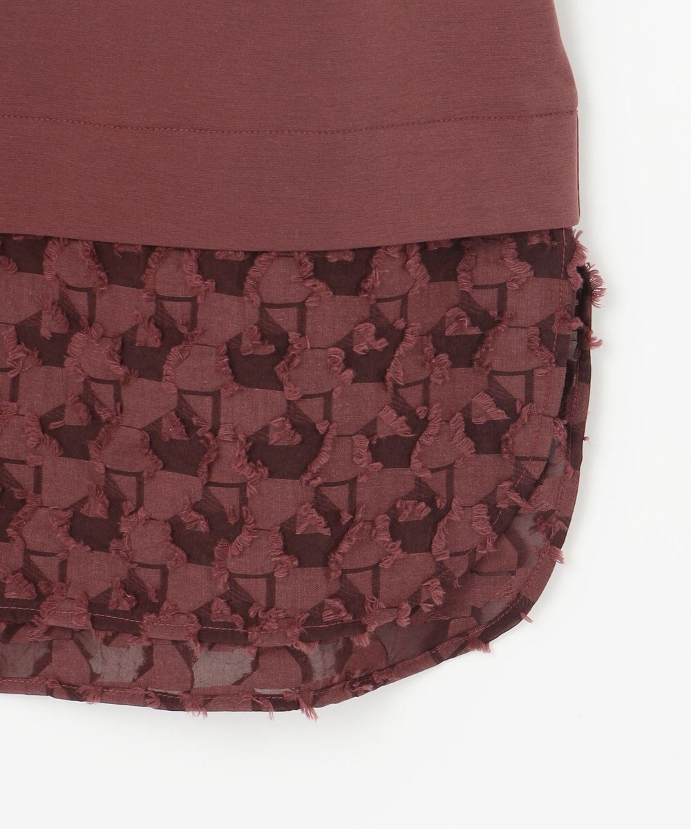 自由区 【カタログ掲載】ジャカードコンビジャージー カットソー 