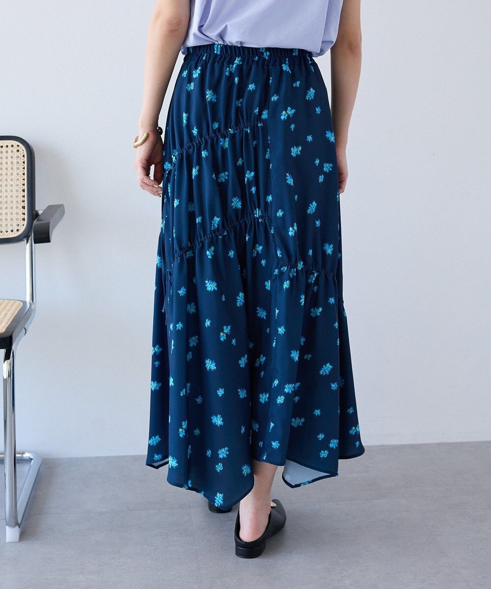 CRAFT STANDARD BOUTIQUE ボタニカルプリントデザインスカート 
