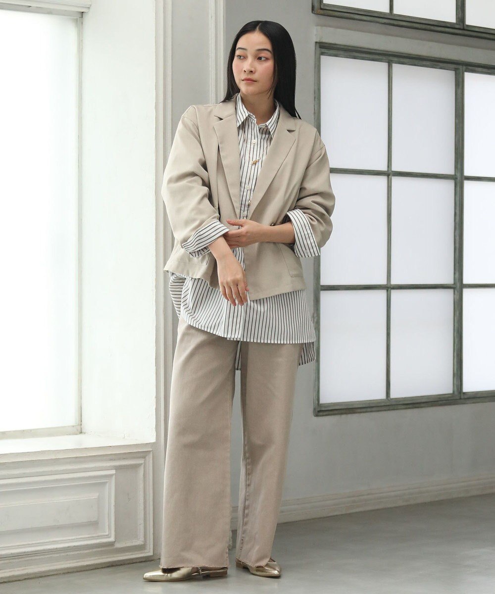 Green Parks カラーピグメントパンツ 