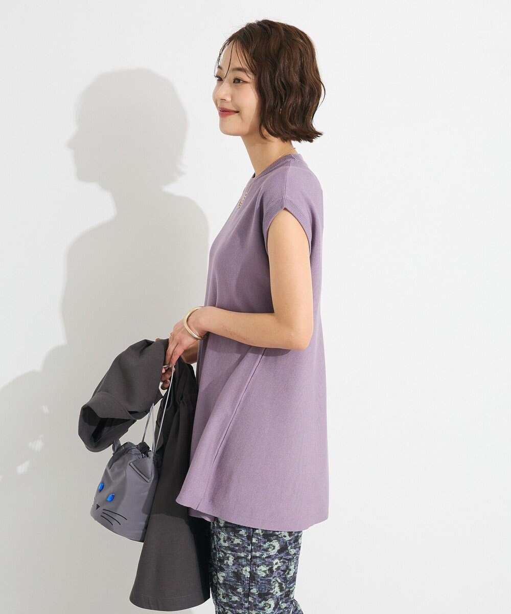 CRAFT STANDARD BOUTIQUE ファンクショナルノースリーブフレアニットプルオーバー 