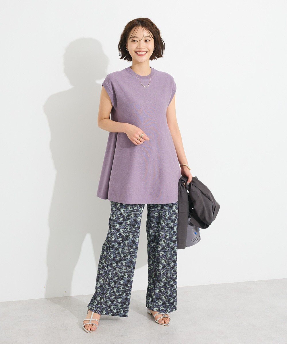 CRAFT STANDARD BOUTIQUE ファンクショナルノースリーブフレアニットプルオーバー 