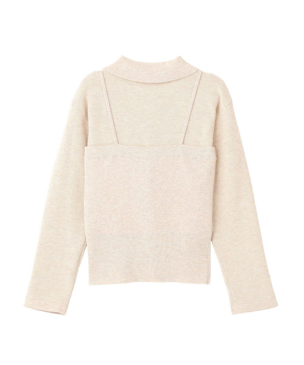 earth music&ecology 【2点SET】襟付きニットアンサンブル 