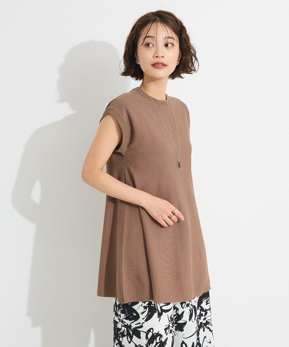 CRAFT STANDARD BOUTIQUE ファンクショナルノースリーブフレアニットプルオーバー 