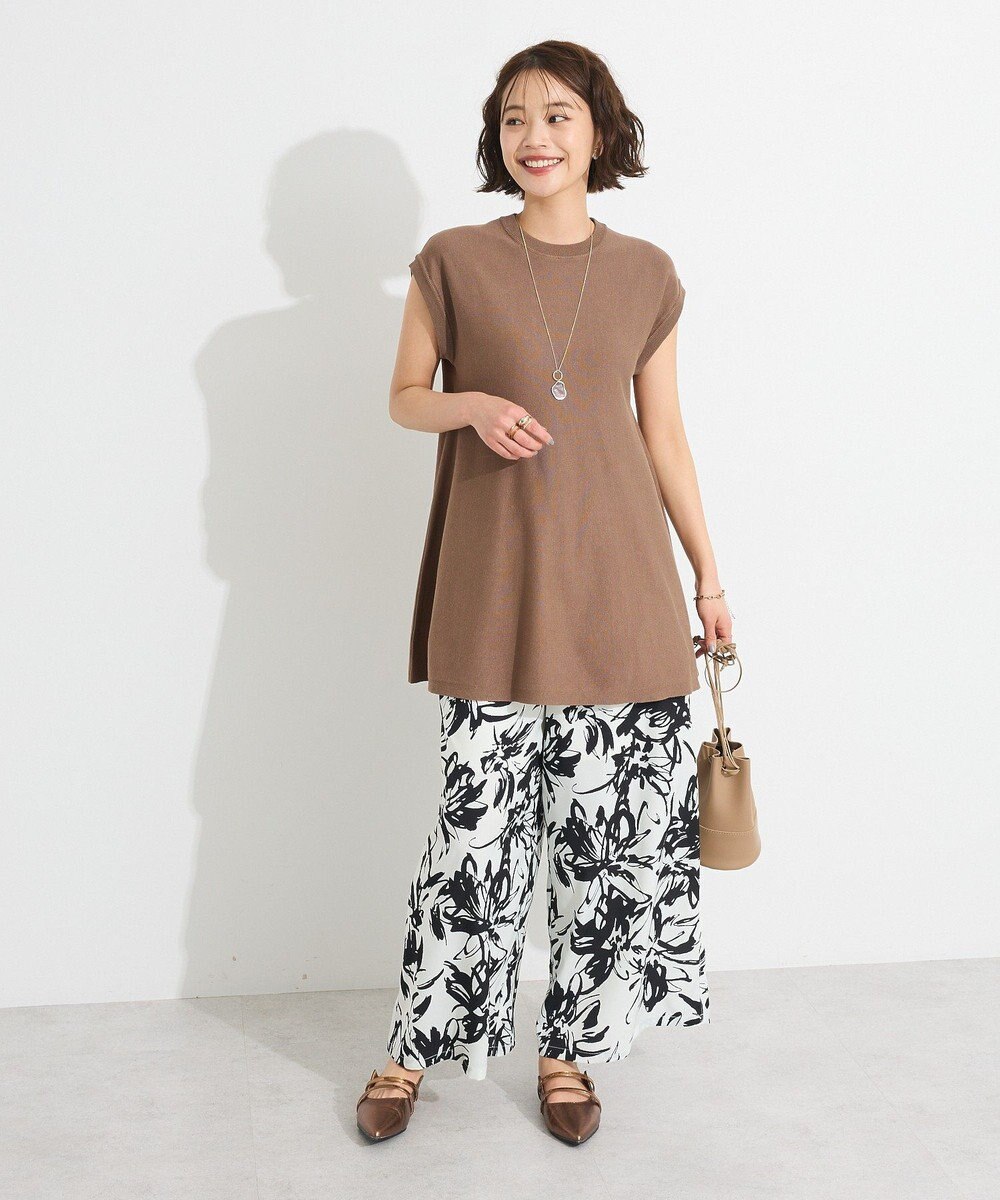 CRAFT STANDARD BOUTIQUE ファンクショナルノースリーブフレアニットプルオーバー 