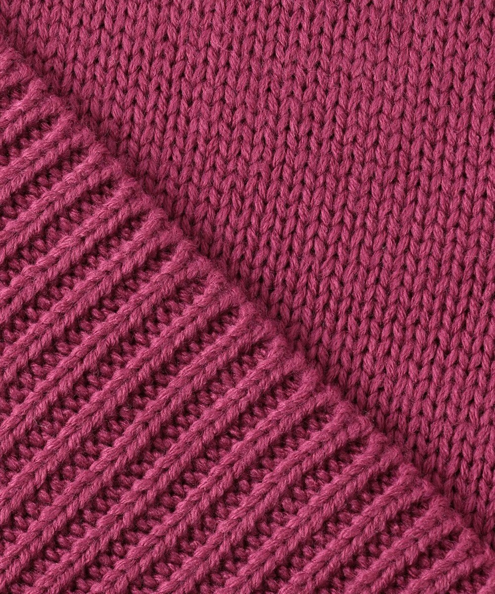 ANY 【洗える】ソフトタッチ求心ニット 