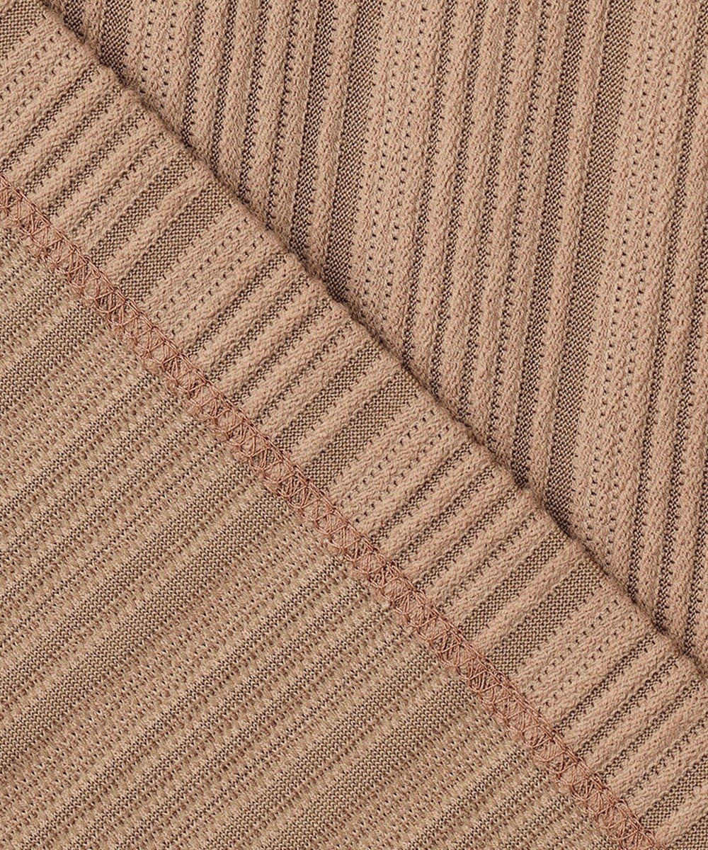 ICB 【洗える】 ランダムストライプリップル プルオーバー 