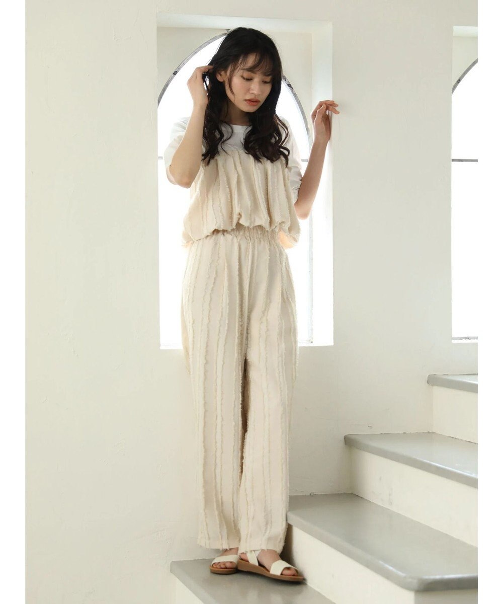 Green Parks ・ＡＮＤ　ＳＥＡＲＣＨフリンジストライプバルーンキャミ 