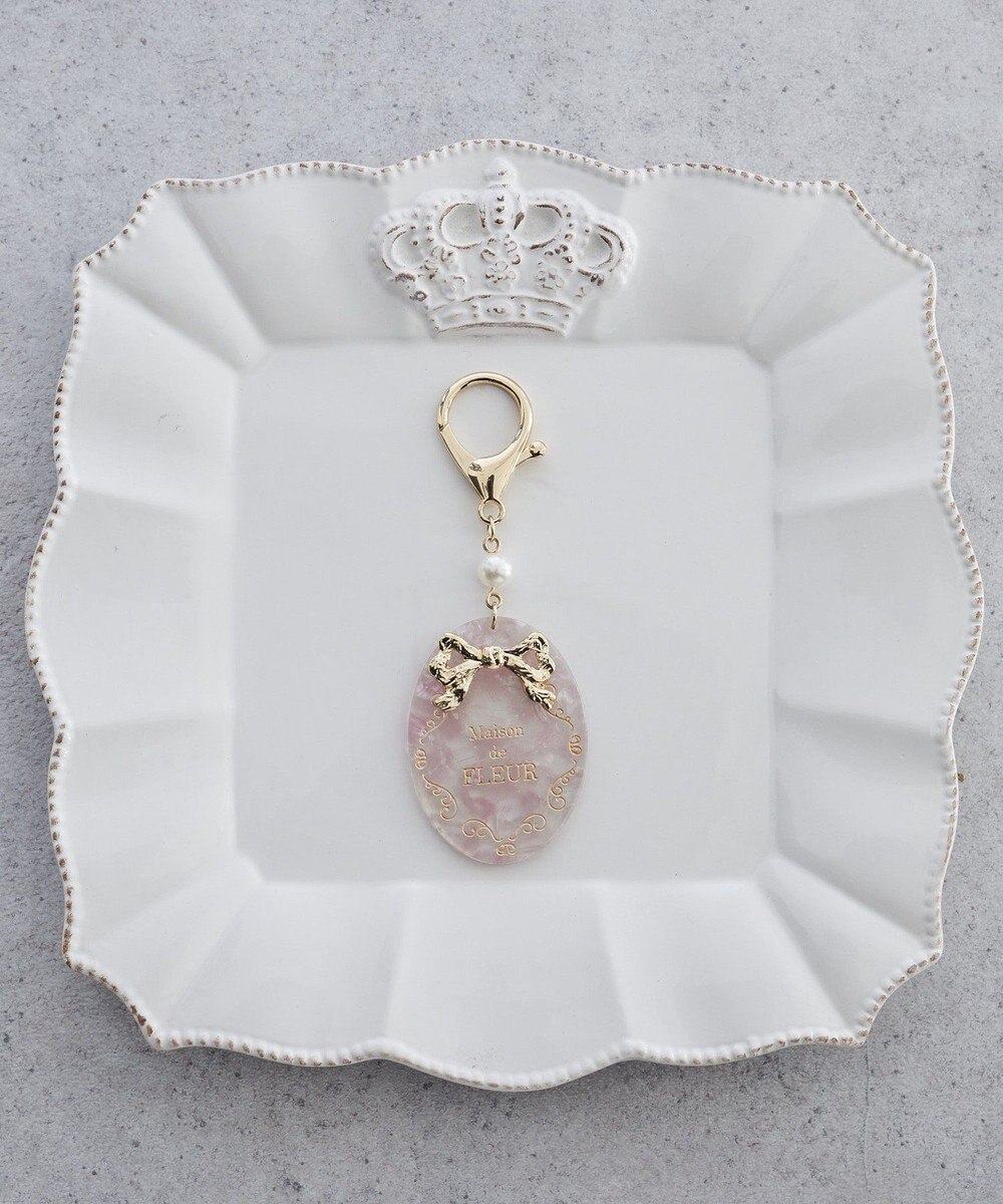 Maison de FLEUR アセチロゴフレームチャーム 