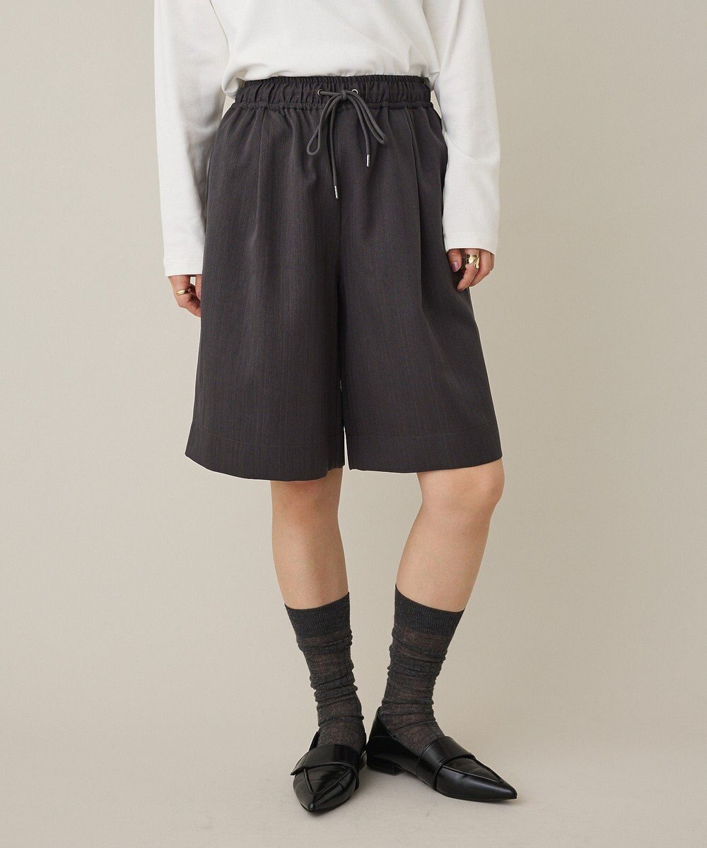 CRAFT STANDARD BOUTIQUE ウエストコードハーフパンツ 