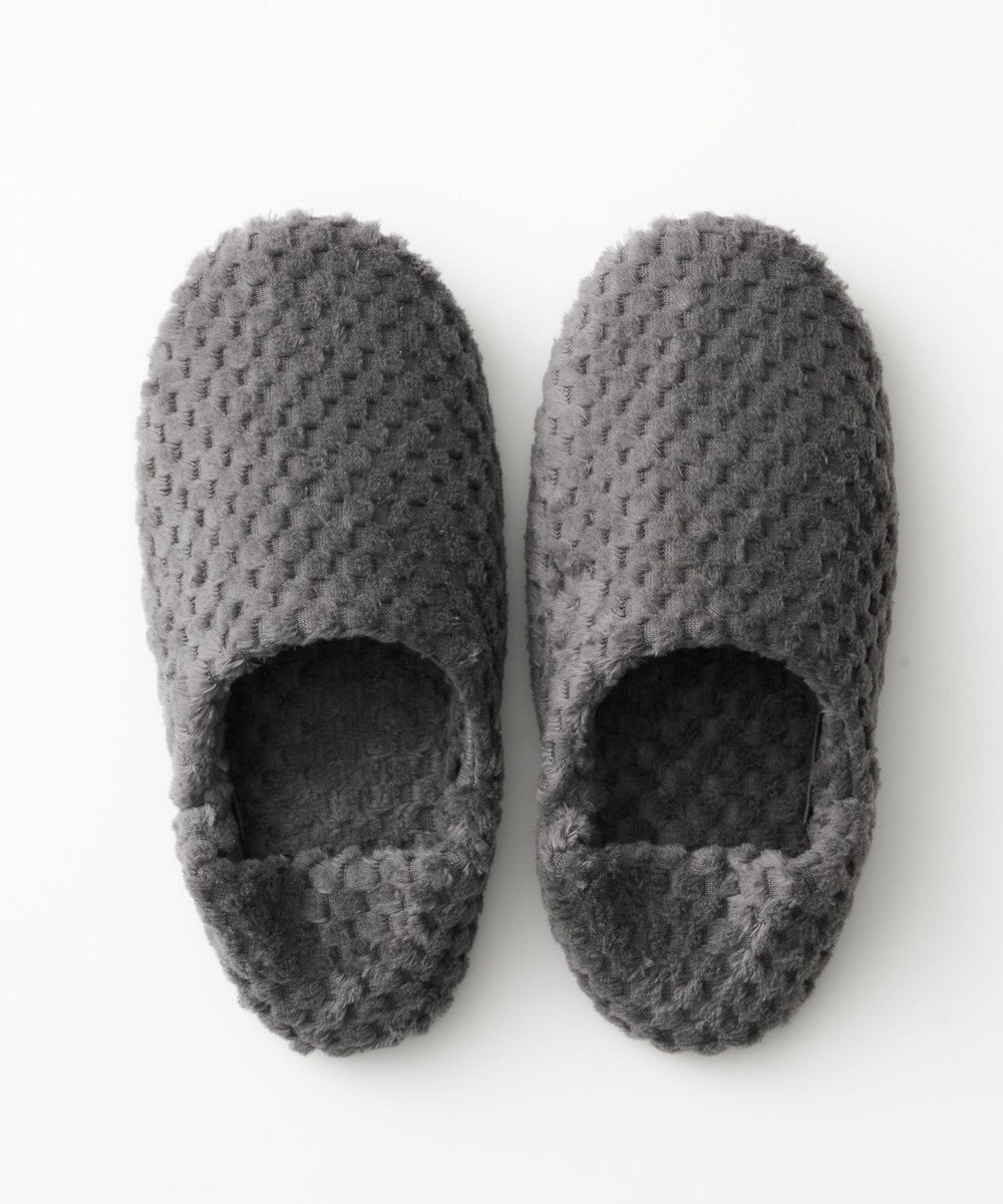 LOOM&SPOOL GRS綿毛布ルームシューズ 