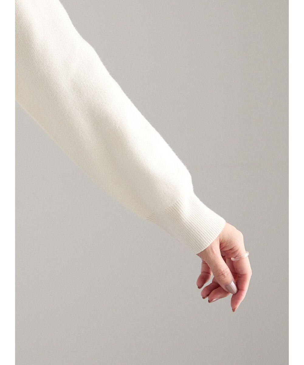 Te chichi ラインストーンレタードニットプルオーバー 